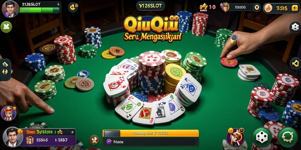 Tampilan screenshot gameplay QiuQiu yang seru dan interaktif.
