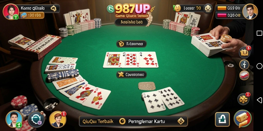 Tampilan gameplay QiuQiu yang memukau di 987UP.
