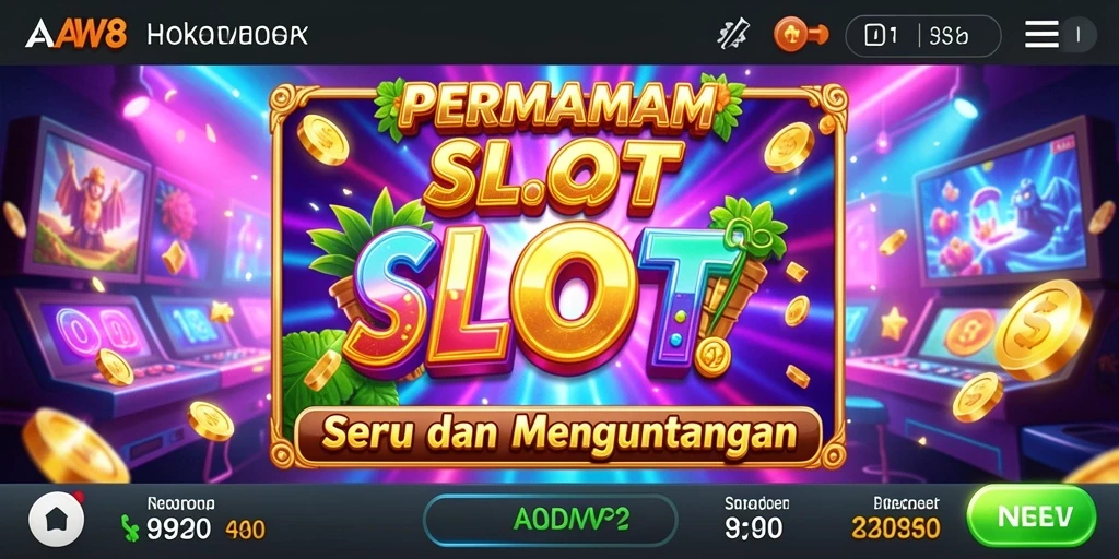 Screenshot gameplay AW8 yang menampilkan keseruan permainan Slot.