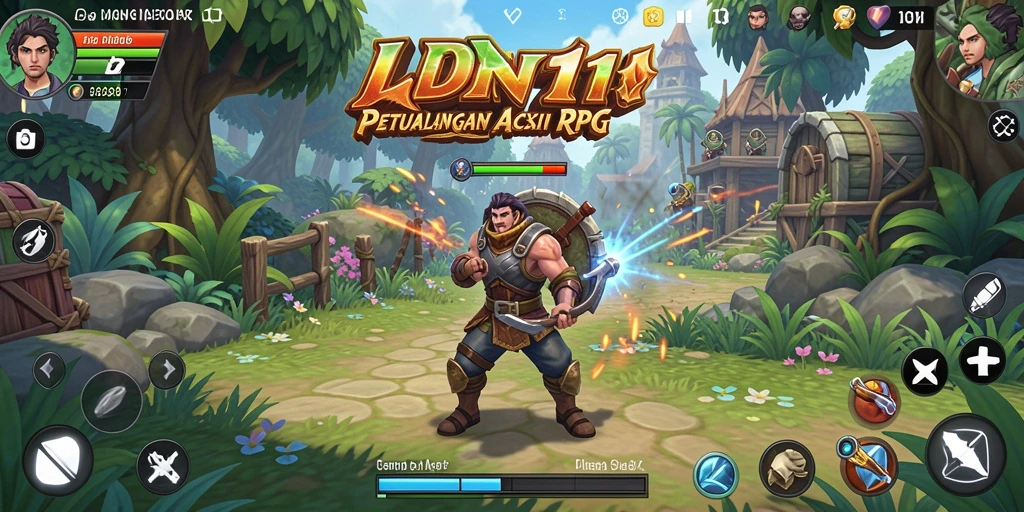 Tangkapan layar gameplay ARPG yang penuh aksi di LDN11.