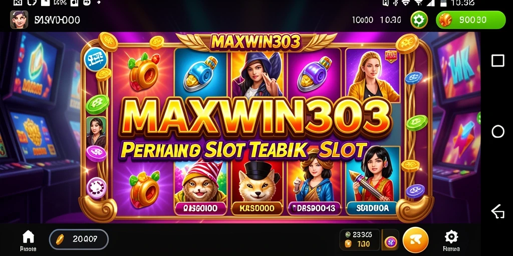 Tangkapan layar gameplay <strong>MAXWIN303</strong> menampilkan slot yang menarik dan fitur bonus yang mendebarkan.