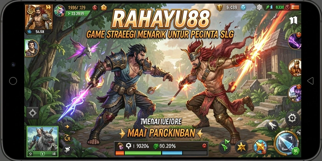 Tangkapan layar gameplay RAHAYU88 dengan aksi strategis yang mengesankan.